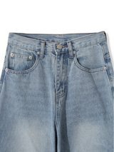 Side rivet wide denim pants(3color)
