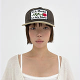 Rose Patch Cap_Khaki Brown
