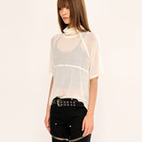 Turtle Neck Top - Ivory