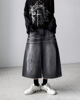 Hyke Black Bermuda Denim