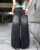 Pave Vintage Damage Balloon Denim Pants