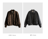 Vine Pocket Leather Blouson / 3 colors