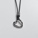 heart frame necklace