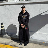 Cropped Vintage Terry Hoodie