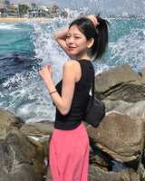 Heather sleeveless