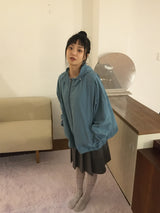 hei pleats midi skirt (2color)