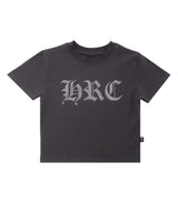 HRC クロップT　チャコール