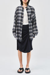 (W) Lili Shirring Skirt (2color)