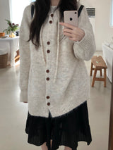 Bernie Hooded Knit Cardigan (3 colors)