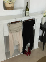Angel Drape Unbal Long Skirt