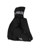 BLACKBOND グラフィティロゴヒデンカフスパフジャケット (ブラック)