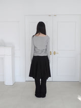ロングブーツカットパンツ
