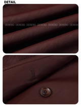 Signature Leather Warm Half Coat
