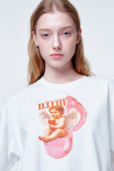 ルーズフィットTシャツ ミュージックノート