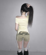 camo folding shorts