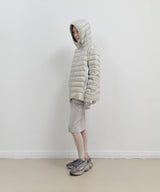 Light Down Hooded Jacket / Grey