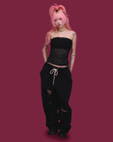 nicky damage pants (2color)