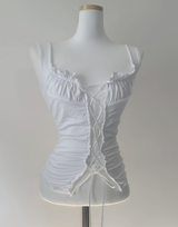 Erdam Lace Corset Top (White)