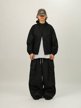 AD Non-fade Big Cargo Denim Pants