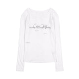バッククロスロングスリ－ブ (WHITE) F25ZB027