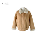 [Fur Lining] Rat Wool Suede Mustang Jumper