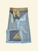 shine button layered skirt 