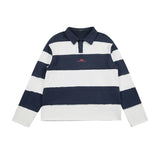Mira Raw Stripe Polo Tee