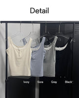Layered lace sleeveless(4color)
