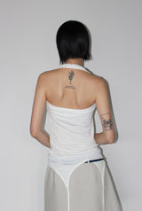 LAYERED HALTER SLEEVELESS