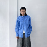 Drop-Shoulder Solid Shirt