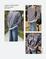 Unisex layered Dumble sweatshirt