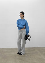 [MADE] Higg Low-Rise Bootcut Banded Pants