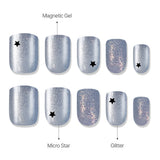 MUZMAK Reusable Glam Design Nail Tip Meteor(Regular)