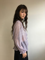 ファンブルームシャーリングブラウス (2color)