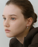 [Silver 925] Two Way Ball Earrings (L)