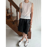 [S/S] See through sleeveless (5color)