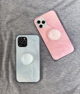 【セット】ピンクウェーブケース+グリップトク