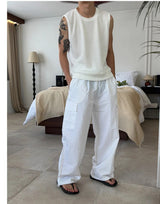 [S/S] Air knit crop sleeveless(5color)