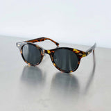 Amber Tortoise Round Sunglasses