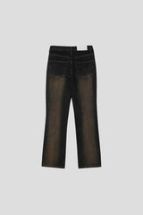 ASCLO Sand Brush Flare Denim Pants (2color)