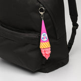strawberry icecream keyring