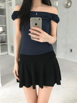 Lena Shirring Puff T-shirt (4 colors)