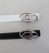 Accentuated Buckle Cowhide Belt