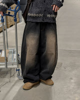 Blon brown teen balloon denim