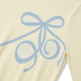 KIRSH PLAIN RIBBON CHERRY KNIT [IVORY]