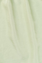 Petal satin skirt_mint