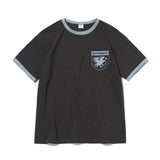 クロウキーズクロップリンガーTシャツ (チャコール)
