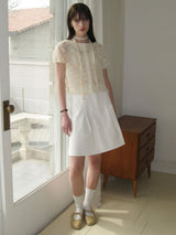 Pintuck Classic Midi-Skirt ( 2 colors )