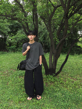 モノリネンワイドバルーンパンツ 4C
