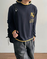 Emblem Crop Hoodie